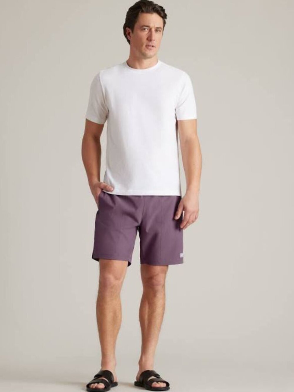 Rhone R&R Swim Trunks Shadow Plum Mens Medium NWOT 7.5” Stretch Swim Short